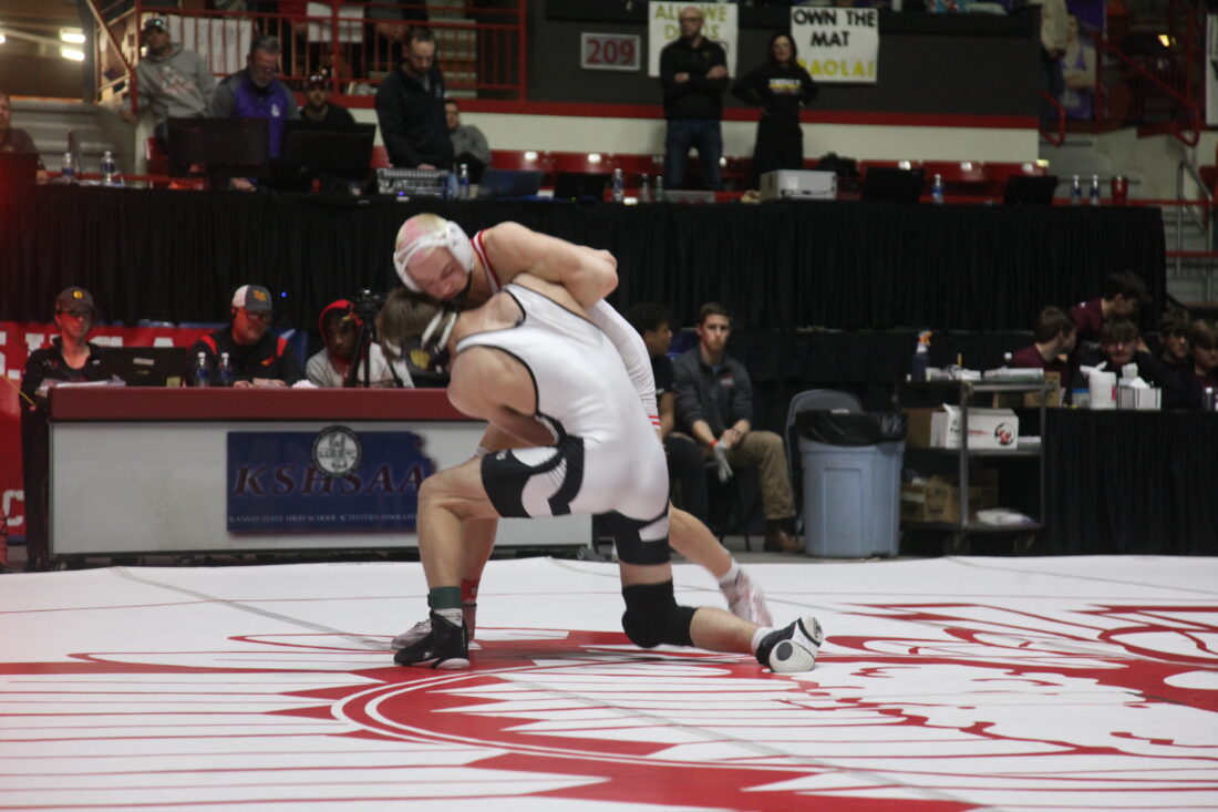 Tale of 2 stripes Tonganoxie wrestler’s hair change makes alteration